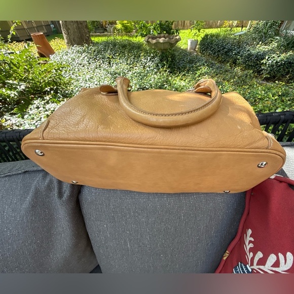 ▶️ Sundance ◀️ Catalog Lucia Satchel Italian  Leather Purse - Picture 6 of 11